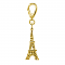 Eiffel Tower, 18K Gold over Sterling
