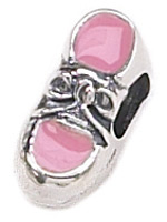 Baby Shoe (Engravable), Pink