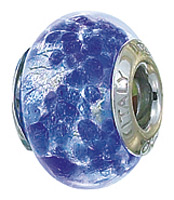 Murano Glass (Slim), Blue/Silver