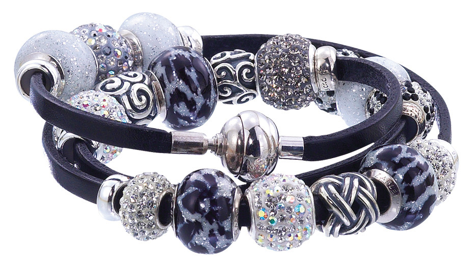Magnetic Leather Wrap, Black