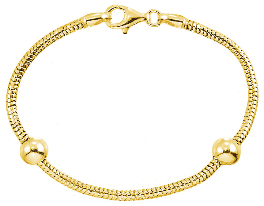 Smart Bracelet, Gold-Plated, 7.5 in