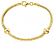 Smart Bracelet, Gold-Plated, 8.0 in