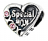 Special Mom Heart with Pink CZ