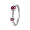 Stackable Ring, Rose/Light Rose Swarovski Crystals