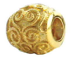Filigree Spacer, Gold-Plated