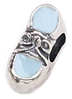 Baby Shoe (Engravable), Light Blue