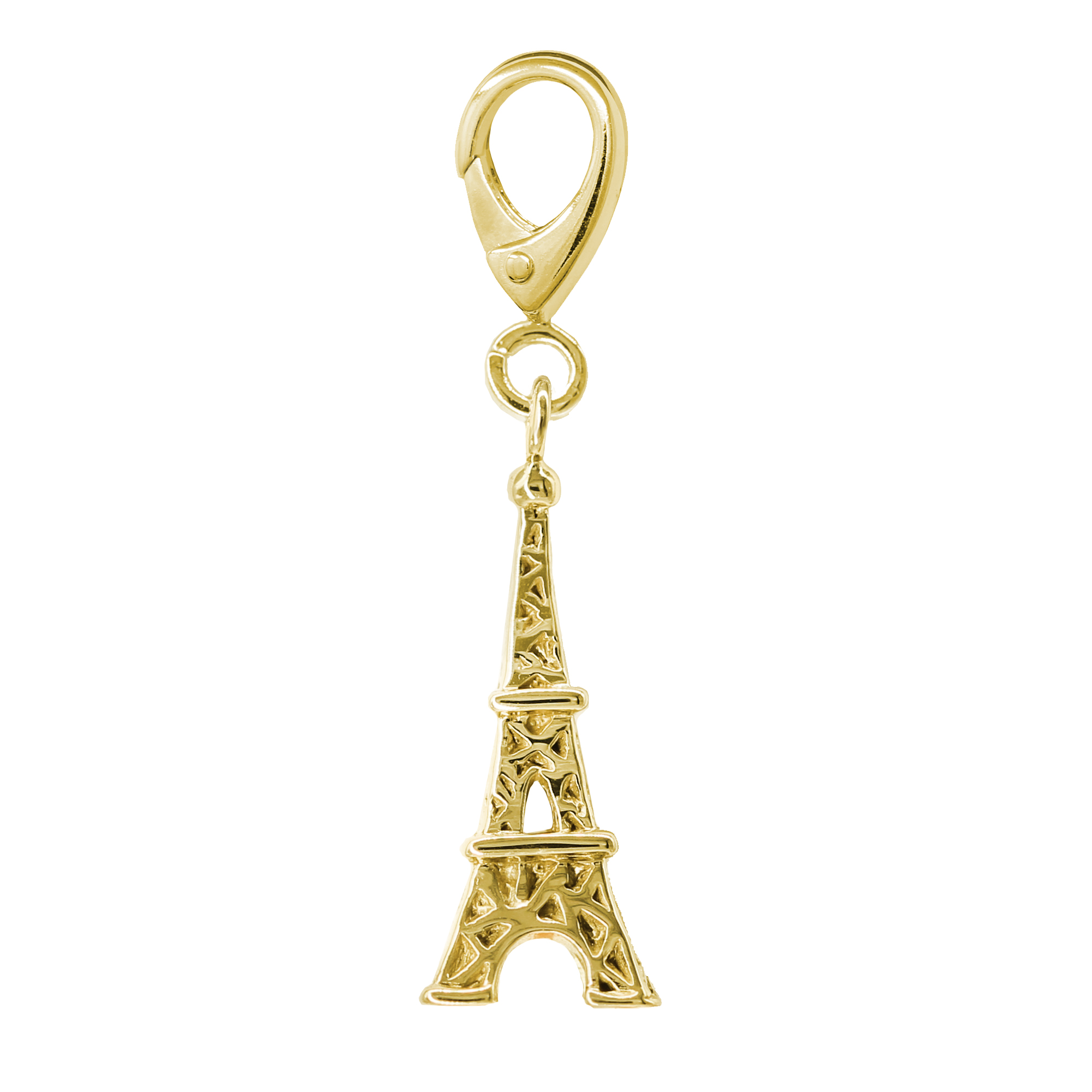 Eiffel Tower, 18K Gold over Sterling