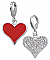 Heart with Enamel & Crystals