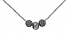 Trio Necklace, Black Diamond