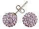 Swarovski Crystal Pave Stud Earrings, June