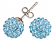 Swarovski Crystal Pave Stud Earrings, December