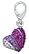Heart w/Purple Crystals